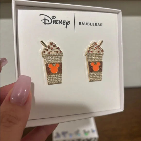 Disney BaubleBar Coffee Cup Earrings - Picture 4 of 5